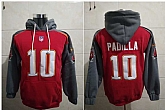 Nike Buccaneers 10 Padilla Red All Stitched Hooded Sweatshirt,baseball caps,new era cap wholesale,wholesale hats